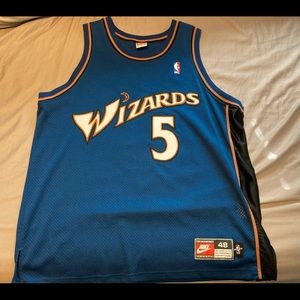Vintage NBA Washington Wizards Juwan Howard Jersey by Nike Sz XL